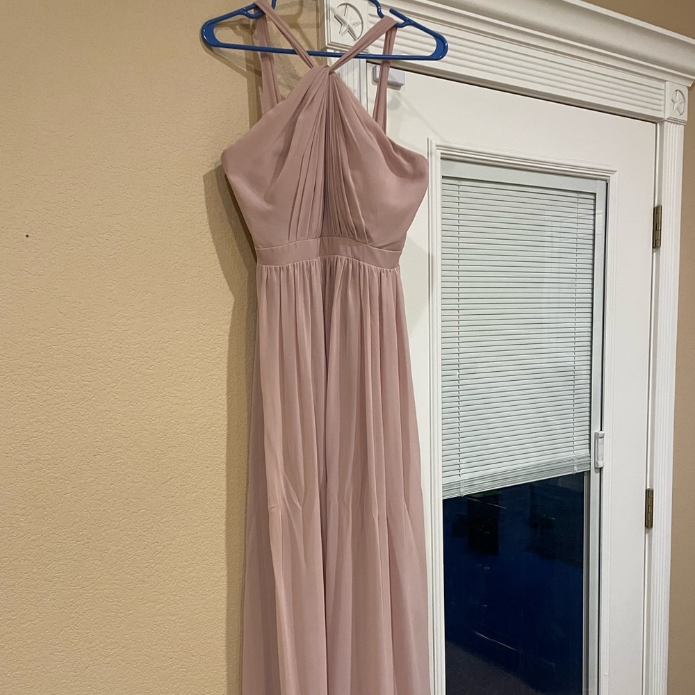 Haulter dress light pink